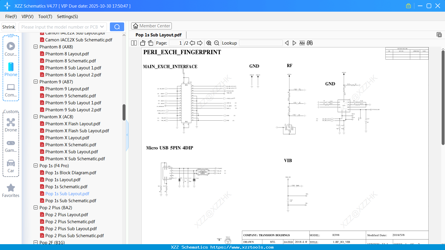Tecno Pop 1s Sub Layout